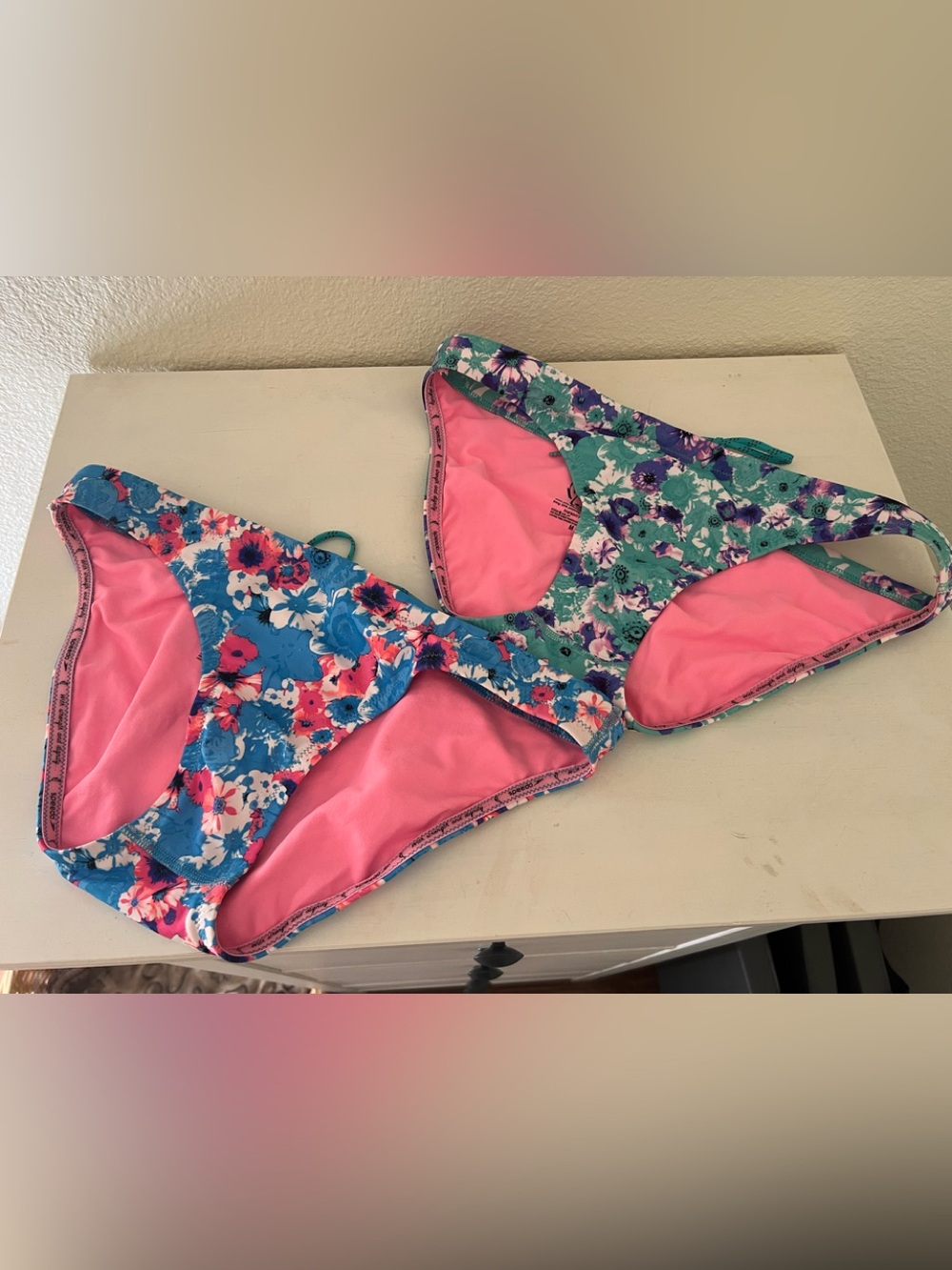 Speedo Missy Franklin floral bikini training bottoms M